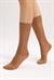 Kadın Bronz Micro 40 Diz Altı Çorap