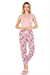 Kadın Çizme Şemsiye Desen Şardonlu Desenli Bant Paça Pijama Altı