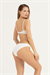 Kadın Ekru İp Askılı Bikini Takım