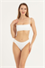 Kadın Ekru İp Askılı Bikini Takım