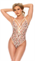 Kadın Kahve Çiçek Desen Fantazi Babydoll
