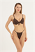 Kadın Kahverengi Tek Bikini Üstü