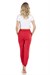 Kadın Karpuz İki İplik Slim Fit Uzun Alt
