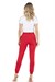 Kadın Karpuz İki İplik Slim Fit Uzun Alt