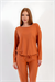 Kadın Kiremit Marla Beli Lastikli Üst