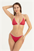 Kadın Kırmızı Beyaz Puantiyeli Bikini Takım