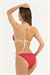 Kadın Kırmızı Beyaz Puantiyeli Bikini Takım