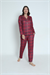 Kadın Kırmızı Ekose Desen Pijama Altı