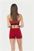 Kadın Kırmızı İki İplik Şort