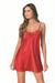 Kadın Kırmızı Kısa Gecelik