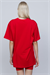 Kadın Kırmızı Oversize T-shirt