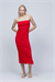 Kadın Kırmızı Plaj Elbisesi