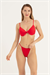Kadın Kırmızı Tek Bikini Üstü