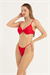 Kadın Kırmızı Tek Bikini Üstü