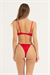 Kadın Kırmızı Tek Bikini Üstü