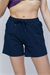 Kadın Lacivert Cepli Mini Şort