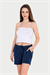 Kadın Lacivert İki İplik Mini Şort