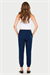 Kadın Lacivert İki İplik Slimfit Paça Alt