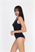 Kadın Lacivert Kalın Askılı Çıtçıtlı Body