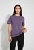 Kadın Lavanta Oversize T-shirt