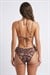 Kadın Leopar Desen Bikini Takım