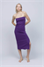 Kadın Mor Plaj Elbisesi