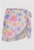 Kadın Pastel Çiçek Desenli Şifon Mini Pareo