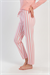 Kadın Pembe Beyaz Çizgili Marla Pijama Altı