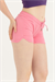 Kadın Pembe Likralı Deniz Şortu