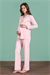 Kadın Pembe Lohusa Pijama 