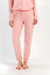Kadın Pembe Marla Paçası Lastikli Pijama Altı