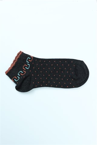 Kadın Puantiyeli 3Lü Pakette Çorap