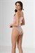 Kadın Pudra Dantel Çerçeve Normal Bel Külot