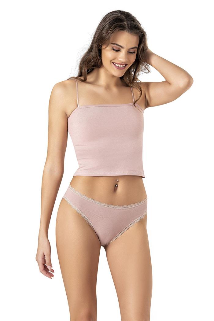 Kadın Pudra İp Askılı Crop