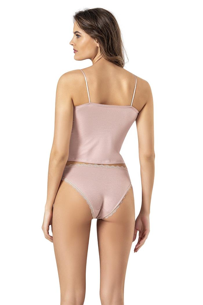 Kadın Pudra İp Askılı Crop