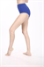Kadın Saks Nervur Dikiş Yüksek Bel Bikini Altı