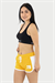 Kadın Sarı Mini Şort