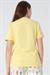 Kadın Sarı Yarım Kol Üst