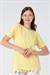 Kadın Sarı Yarım Kol Üst
