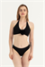 Kadın Siyah Güllü Bikini Takım