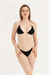 Kadın Siyah Halka Detaylı Bikini Takım