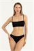 Kadın Siyah İnce Askılı Bikini 