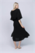 Kadın Siyah Kruvaze Elbise