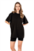 Kadın Siyah Oversize T-shirt
