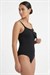 Kadın Siyah Penye Modal İp Askılı Emzirme Çıtçıtlı Body