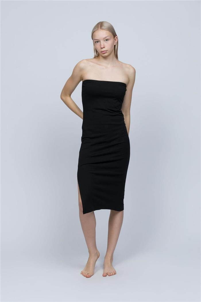 Kadın Siyah Plaj Elbisesi