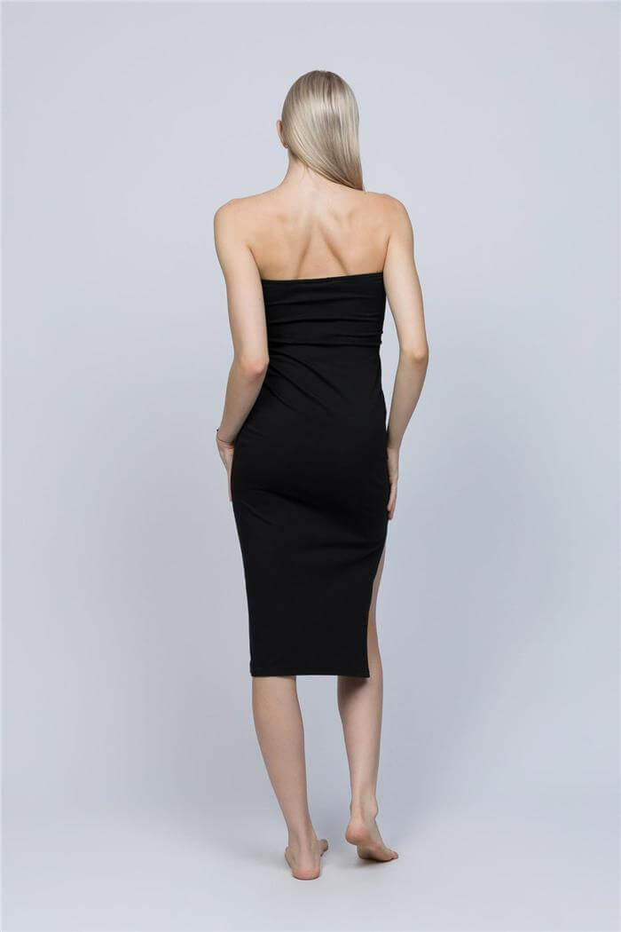 Kadın Siyah Plaj Elbisesi