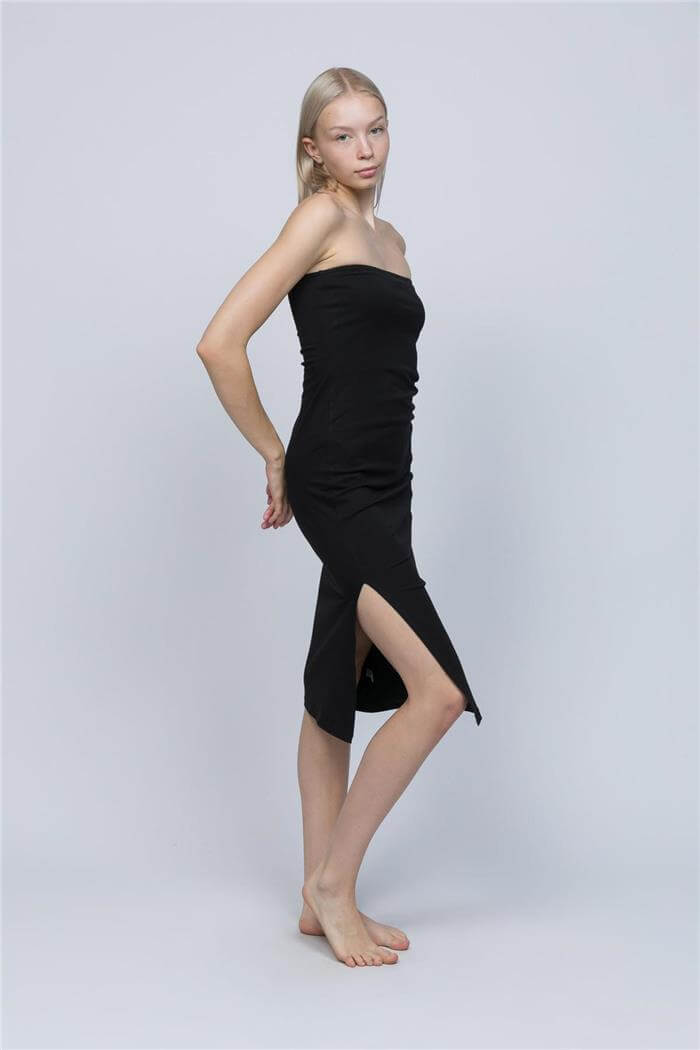 Kadın Siyah Plaj Elbisesi