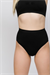 Kadın Siyah Seamless Yüksek Bel Slip Külot