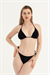 Kadın Siyah Taşlı Üçgen Bikini